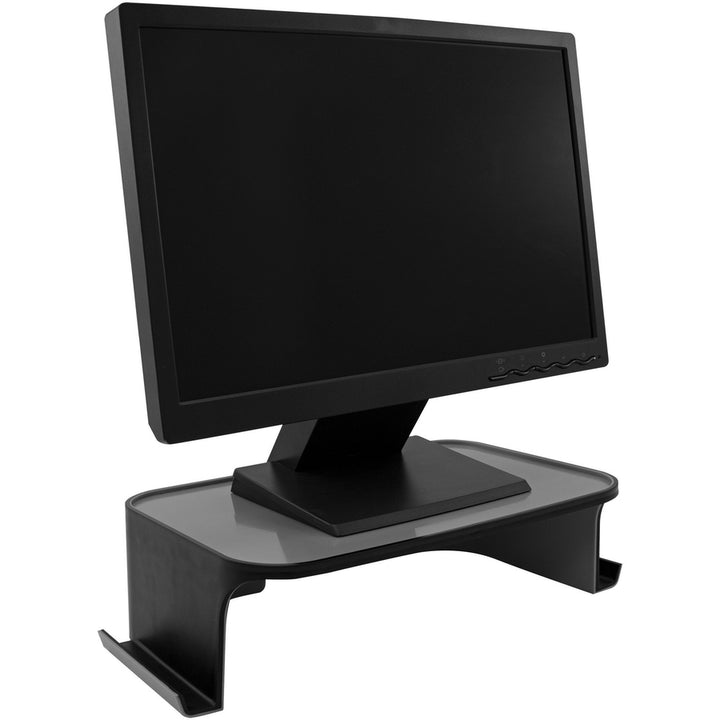 Image of Advantus Monitor Stand, 17-1/2"Wx10"Lx4-3/4"H, Black/Gray