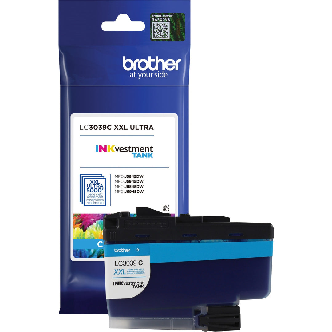 Image of Brother INKvestment LC3039C Ink Cartridge, 5000 Pages, 1 Each