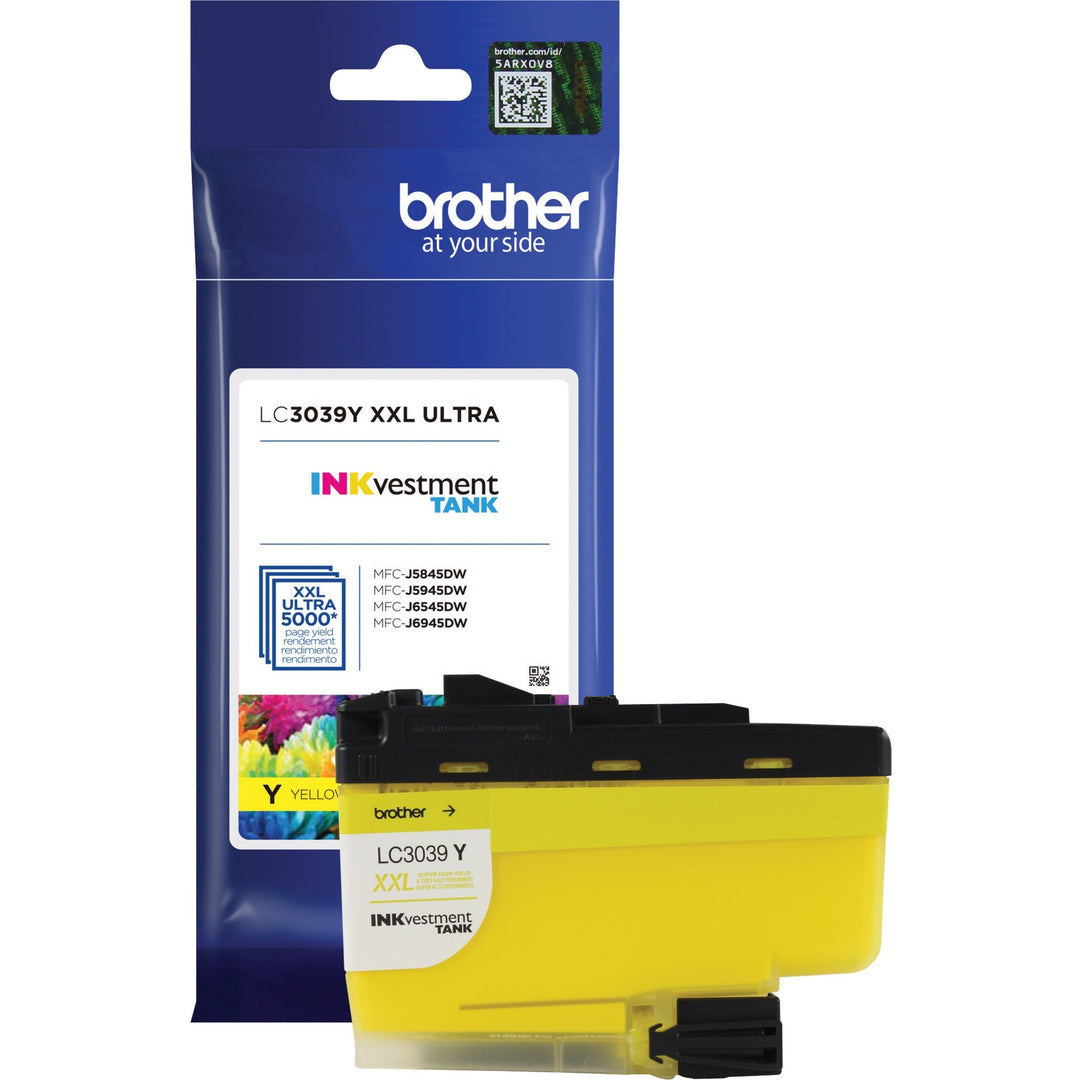 Image of Brother INKvestment LC3039Y Ink Cartridge, 5000 Pages, 1 Each