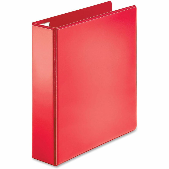 Image of Business Source View Binder, D-ring, 2" Capacity, 8-1/2"x11", Red