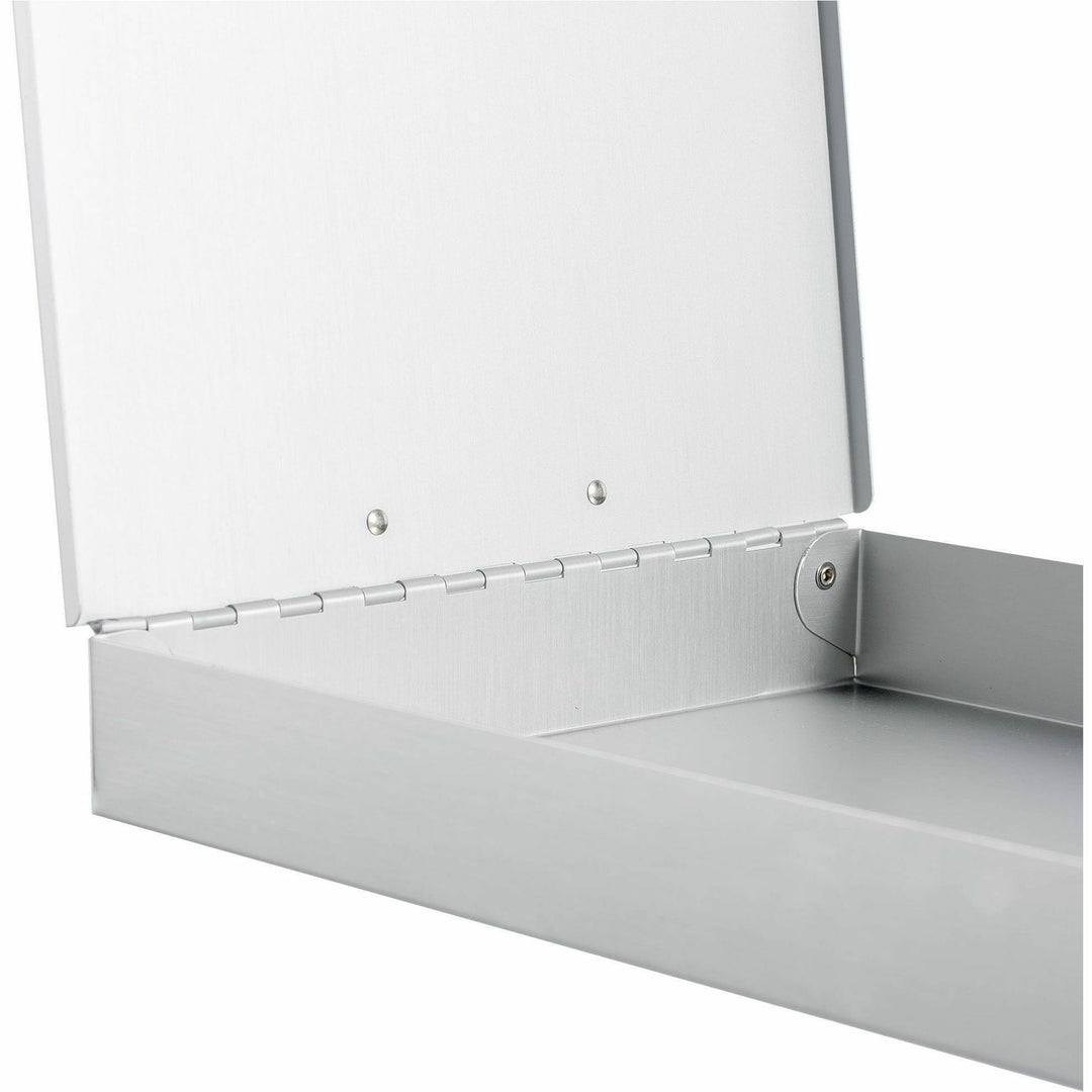 Image of Business Source Clipboard, Storage, 9-1/5"x1-1/2"x14", Silver
