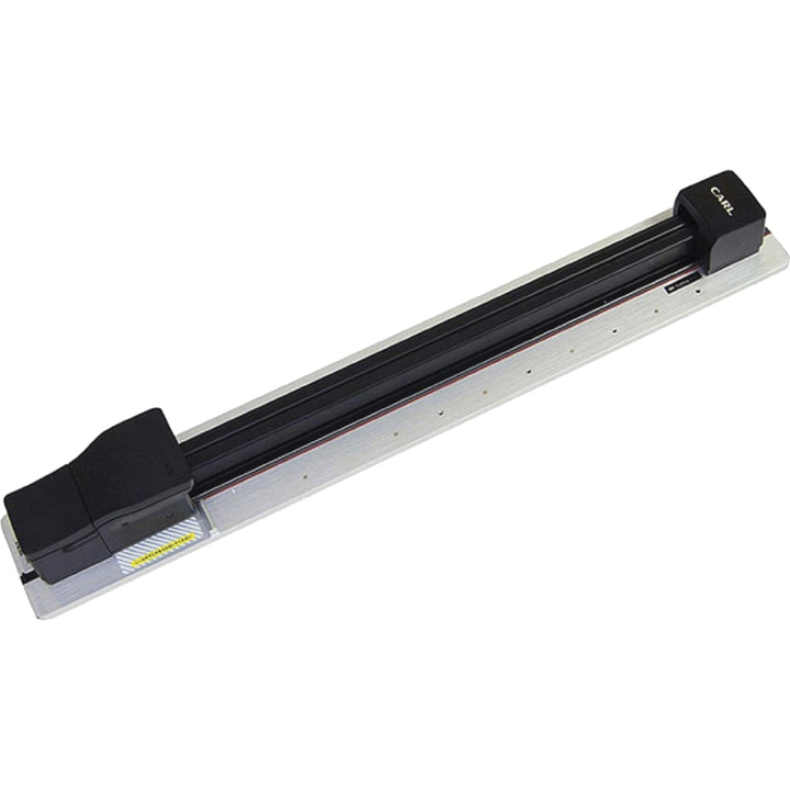 Image of Carl Mfg Paper Trimmer, 80-Sheet Capacity, 5"Wx33-1/2"Lx3"H, BK/SR