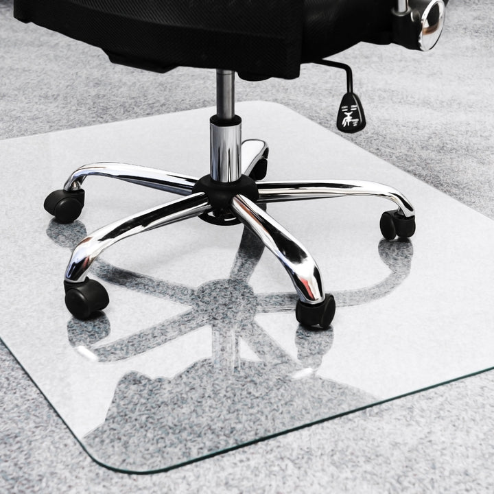 Image of Floortex® Chairmat, Glass, 48"Wx60"L, Clear