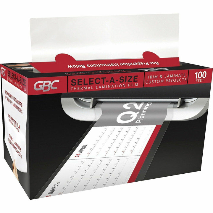 Image of GBC® Laminating Roll, Select-A-Size, 3 mil, 9"Wx100'L, Clear