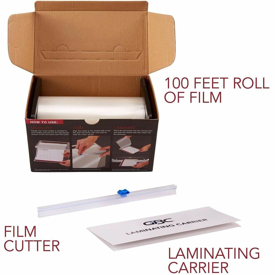 Image of GBC® Laminating Roll, Select-A-Size, 3 mil, 9"Wx100'L, Clear