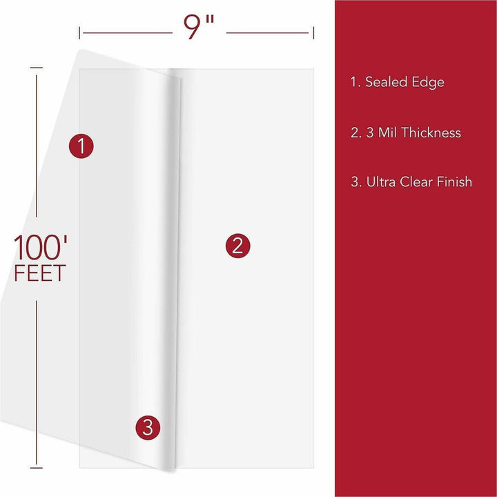 Image of GBC® Laminating Roll, Select-A-Size, 3 mil, 9"Wx100'L, Clear