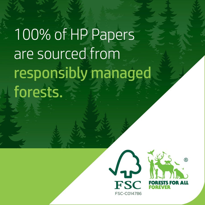 Image of Hewlett-Packard Paper, 28 lb., Acid-Free, 8-1/2"Wx11"H, 500 SH/RM, White