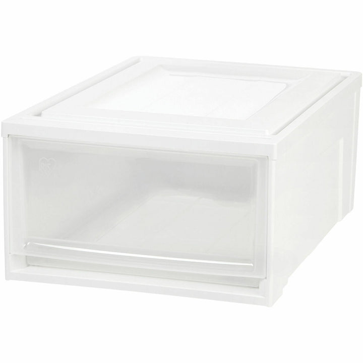 Image of Iris Stacking Drawer, 30.88QT, 15-3/4"Wx19-3/5"Lx9"H, 3/CT, White
