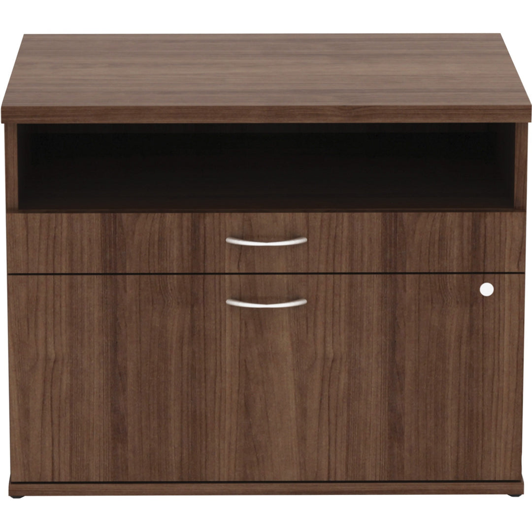 Image of Lorell File Cabinet Credenza, Open Shelf, 29-1/2"x22"x23-1/8", WT
