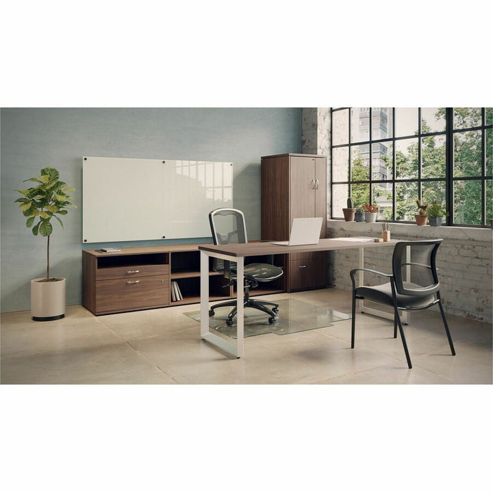 Image of Lorell Storage Cabinet Credenza, w/No Door, 29-1/2"x22"x23-1/8",WT