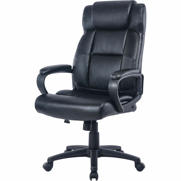 Image of Lorell Executive Chair, High-Back, 29"Wx28-1/2"Lx46"H, Black