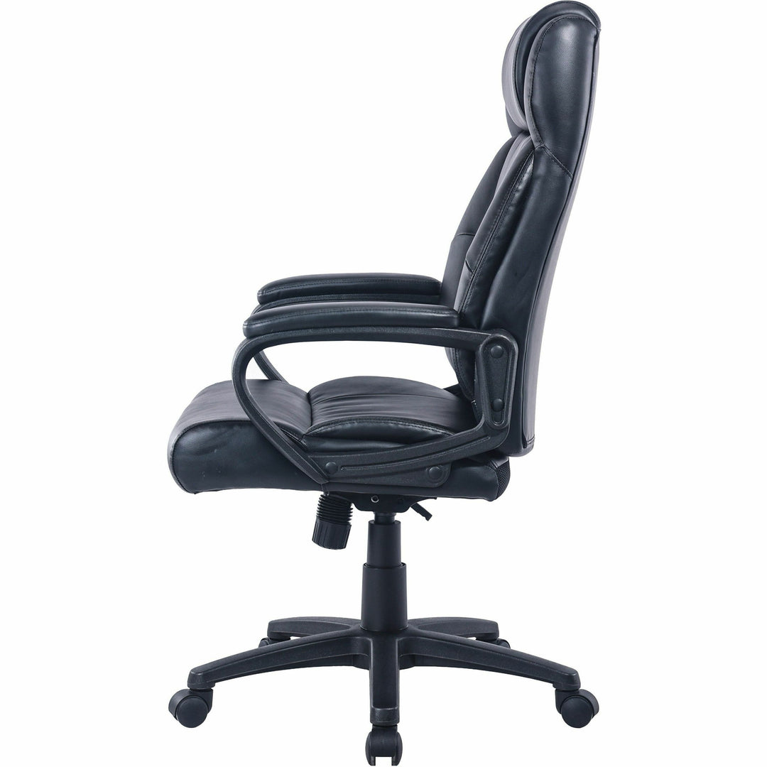 Image of Lorell Executive Chair, High-Back, 29"Wx28-1/2"Lx46"H, Black