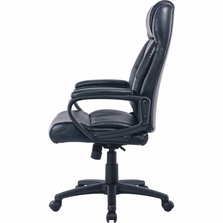 Image of Lorell Executive Chair, High-Back, 29"Wx28-1/2"Lx46"H, Black