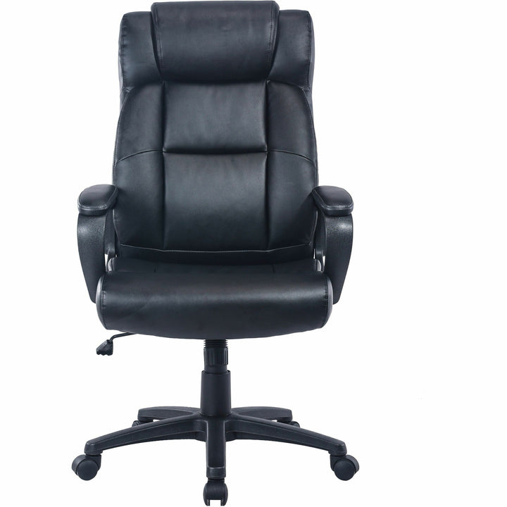 Image of Lorell Executive Chair, High-Back, 29"Wx28-1/2"Lx46"H, Black