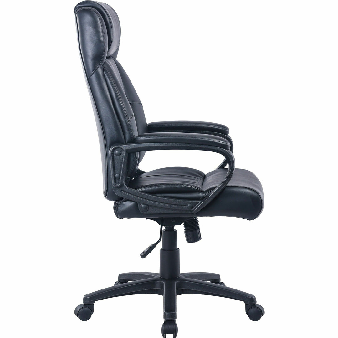 Image of Lorell Executive Chair, High-Back, 29"Wx28-1/2"Lx46"H, Black