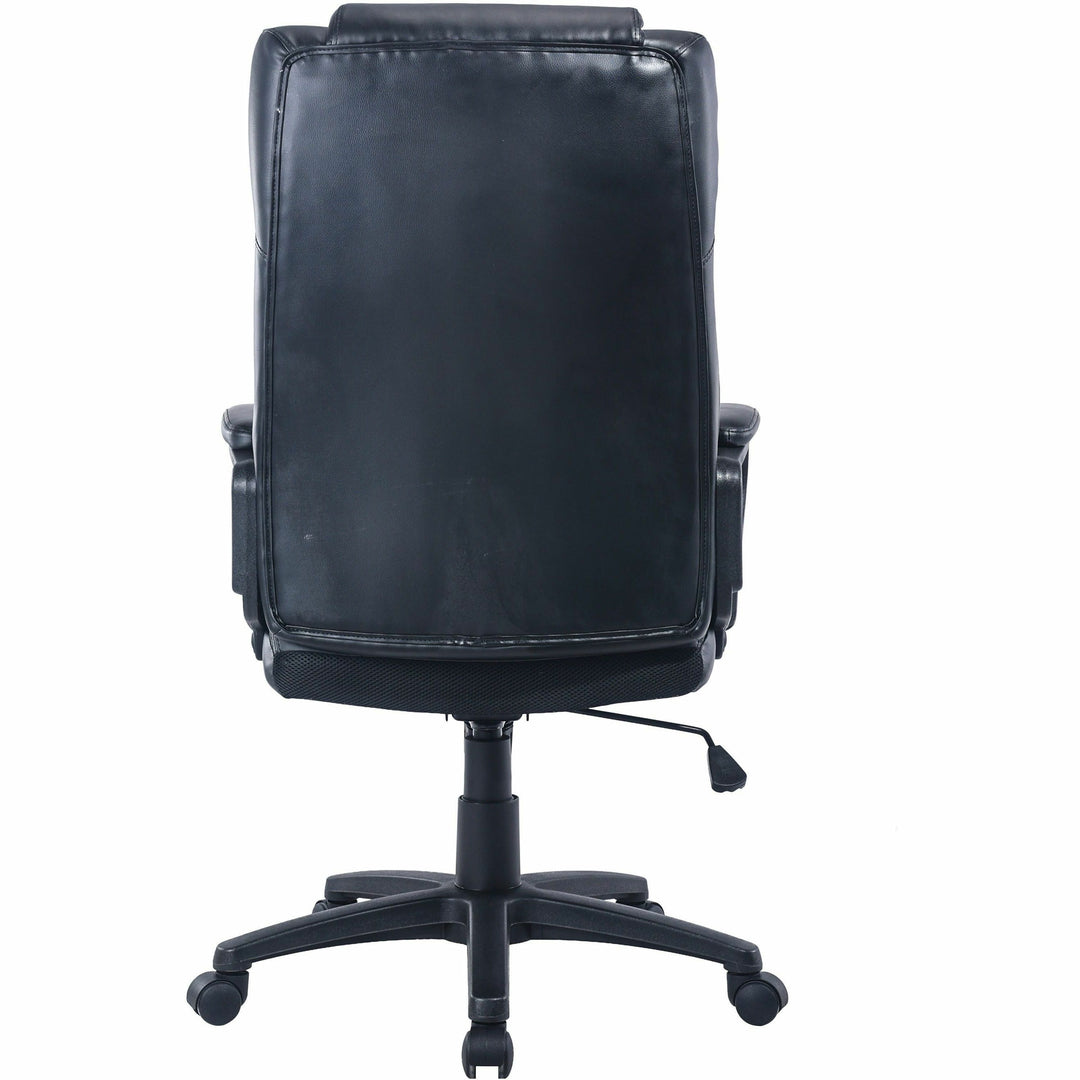 Image of Lorell Executive Chair, High-Back, 29"Wx28-1/2"Lx46"H, Black