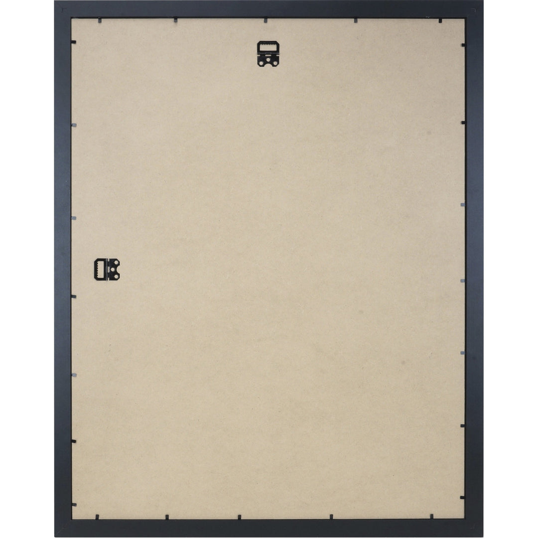 Image of Lorell 49222 Solid Wood Poster Frame, 22" x 28" Frame Size, Rectangle, Horizontal, Vertical, Black, 1 Each