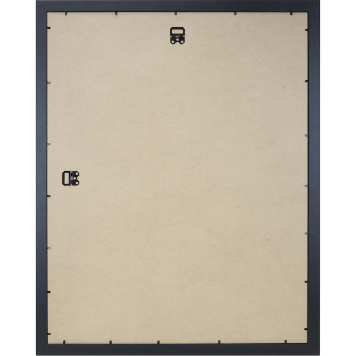 Image of Lorell 49222 Solid Wood Poster Frame, 22" x 28" Frame Size, Rectangle, Horizontal, Vertical, Black, 1 Each