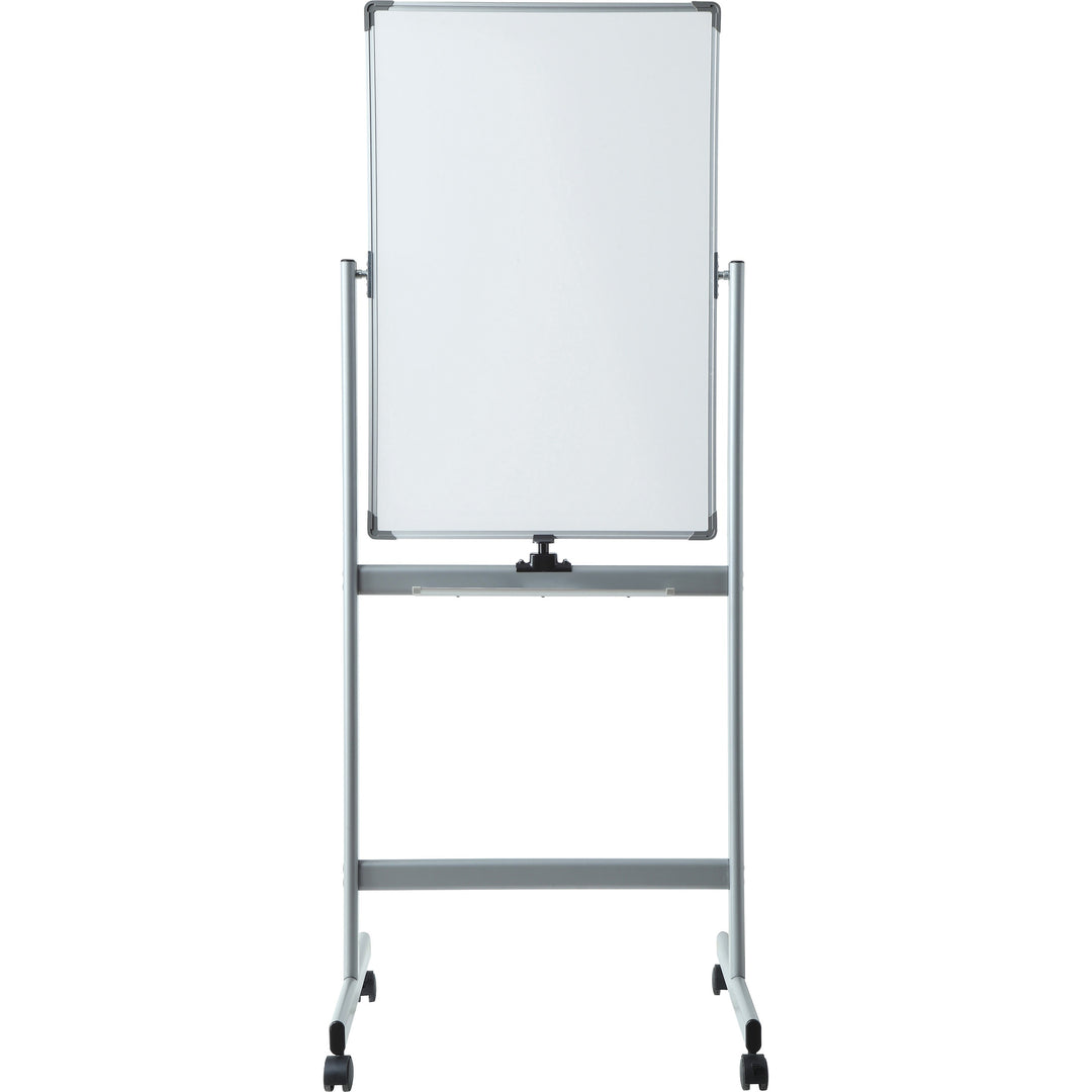 Image of Lorell Whiteboard Easel, Double-Sided, Magnetic, 27-1/2"x70", WE