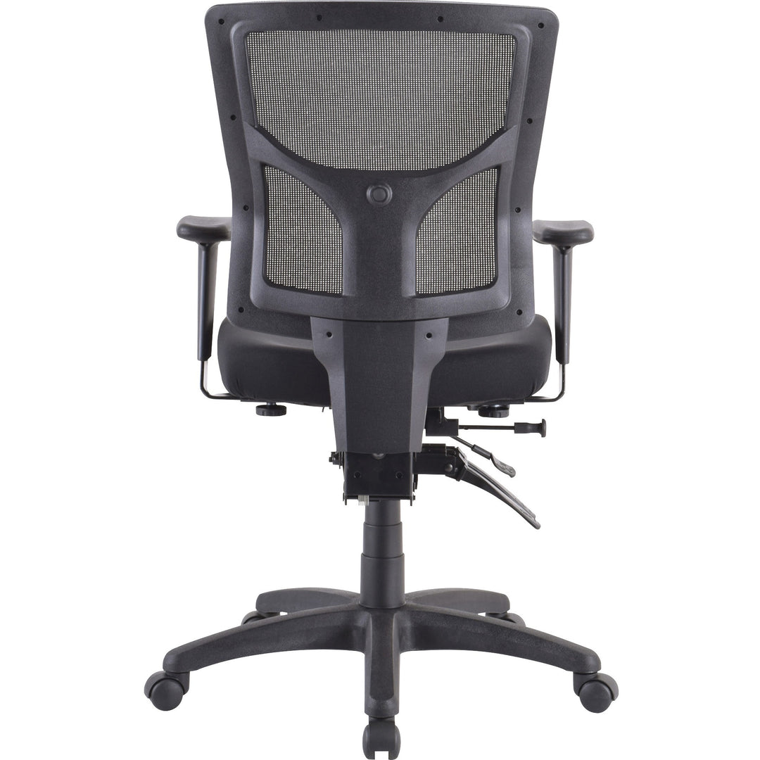 Image of Lorell Executive Chair, Mid-Back, 26-3/4"x26"x39-3/8", Black