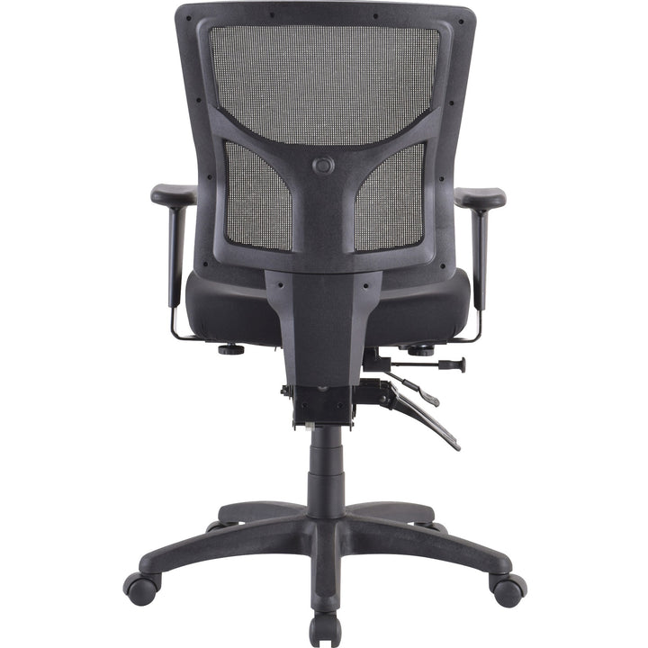 Image of Lorell Executive Chair, Mid-Back, 26-3/4"x26"x39-3/8", Black