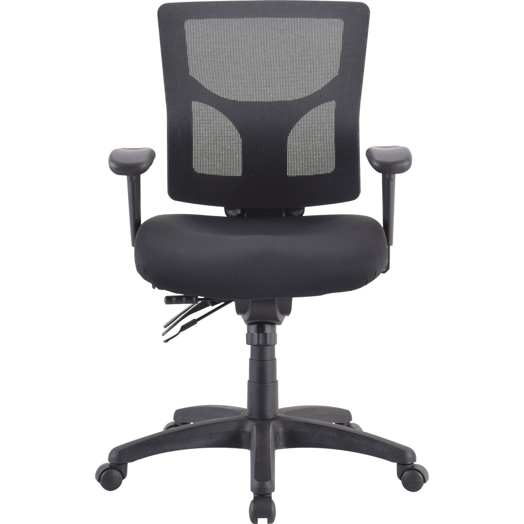 Image of Lorell Executive Chair, Mid-Back, 26-3/4"x26"x39-3/8", Black