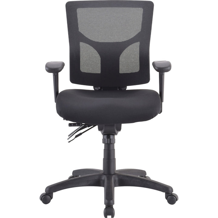 Image of Lorell Executive Chair, Mid-Back, 26-3/4"x26"x39-3/8", Black