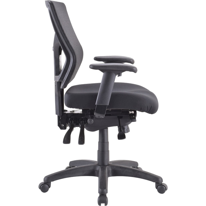 Image of Lorell Executive Chair, Mid-Back, 26-3/4"x26"x39-3/8", Black