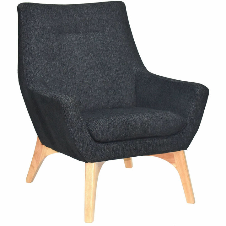 Image of Lorell Chair, Lumbar Support, 32-3/5"Wx19-3/4"Lx35-1/2"H, BK/NL