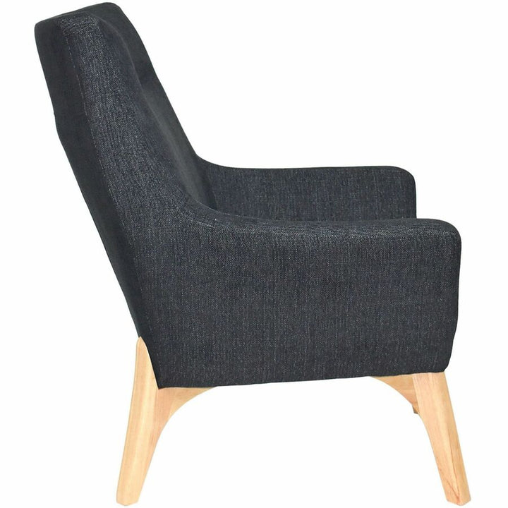 Image of Lorell Chair, Lumbar Support, 32-3/5"Wx19-3/4"Lx35-1/2"H, BK/NL
