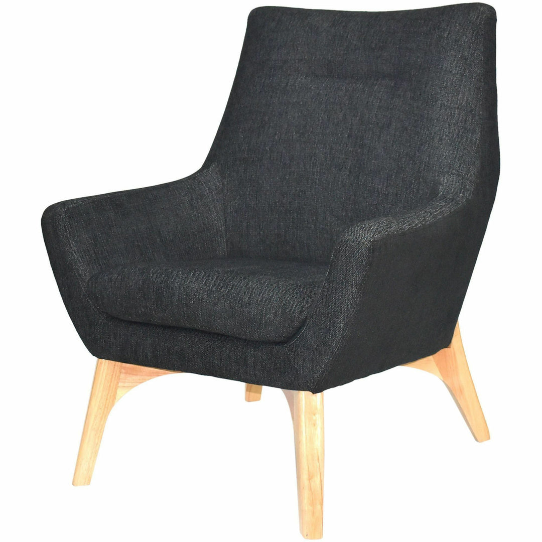 Image of Lorell Chair, Lumbar Support, 32-3/5"Wx19-3/4"Lx35-1/2"H, BK/NL