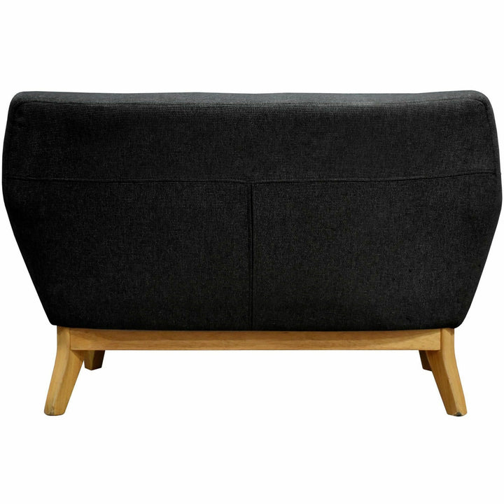 Image of Lorell Loveseat, Lumbar Support, 19-3/4"Wx53-1/10"Lx32-3/4"H, BK/NL
