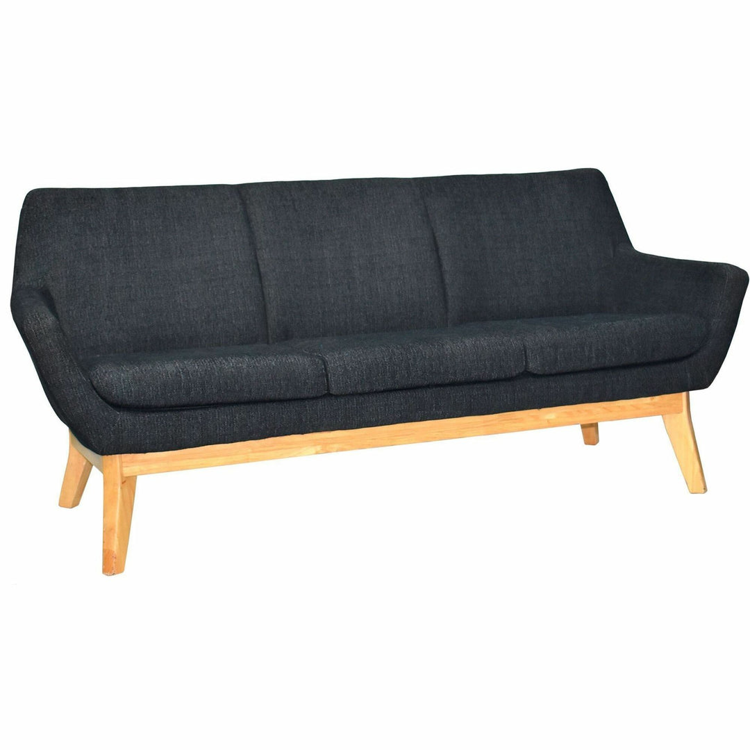 Image of Lorell Sofa, Lumbar Support, 73-1/4"Wx19-3/4"Lx32-3/4"H, BK/NL