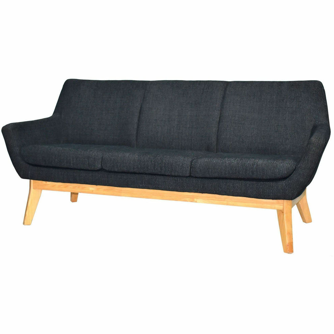 Image of Lorell Sofa, Lumbar Support, 73-1/4"Wx19-3/4"Lx32-3/4"H, BK/NL