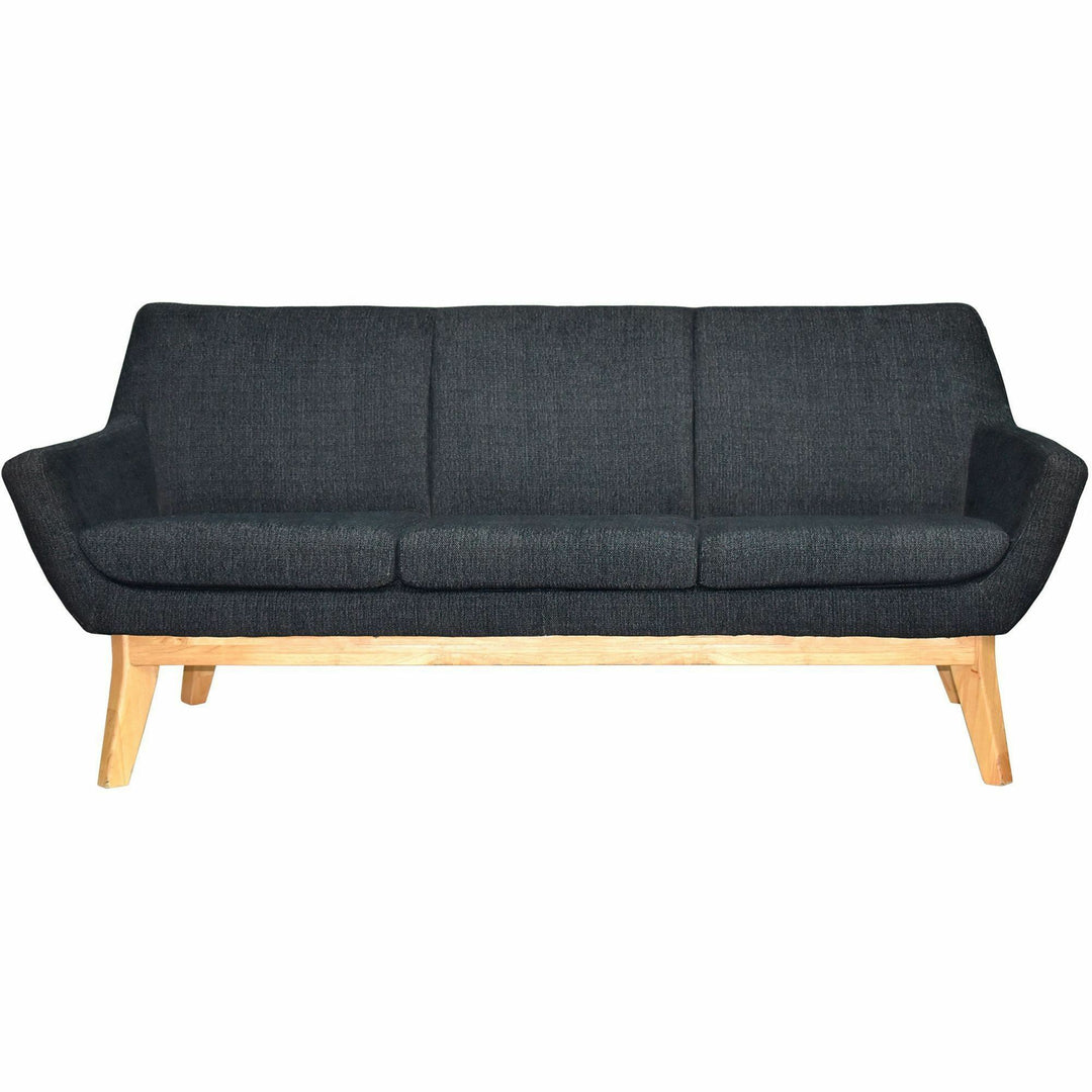 Image of Lorell Sofa, Lumbar Support, 73-1/4"Wx19-3/4"Lx32-3/4"H, BK/NL