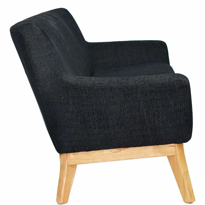 Image of Lorell Sofa, Lumbar Support, 73-1/4"Wx19-3/4"Lx32-3/4"H, BK/NL