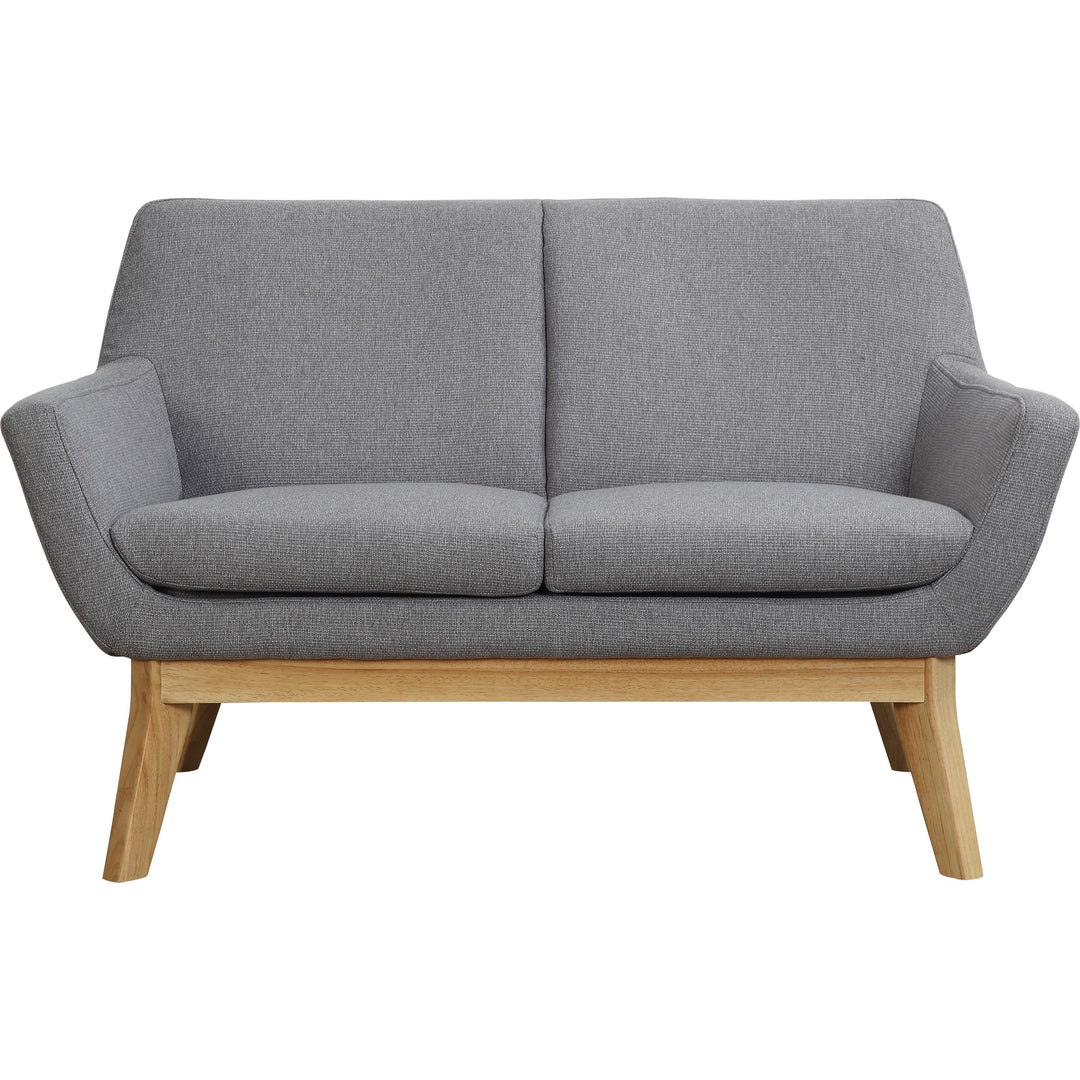 Image of Lorell Loveseat, Lumbar Support, 53-1/10"Wx19-3/4"Lx32-3/4"H, GY/NL