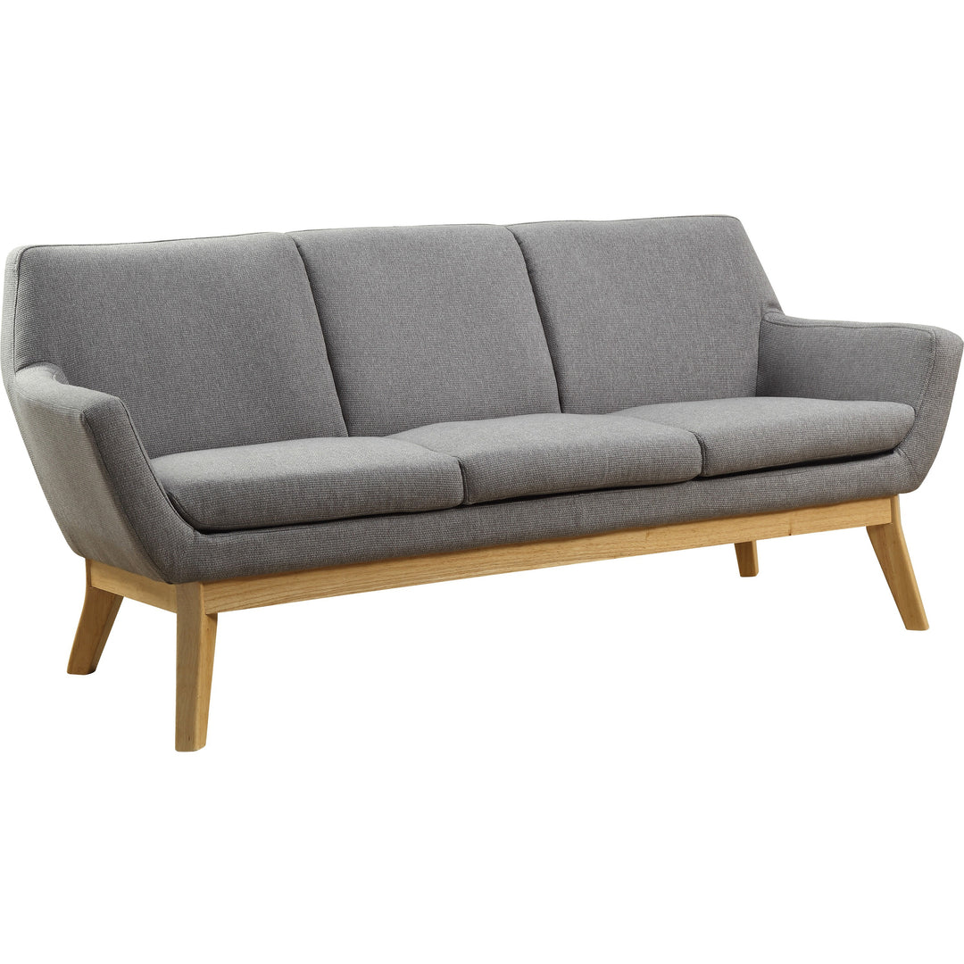 Image of Lorell Sofa, Lumbar Support, 73-1/4"Wx19-3/4"Lx32-3/4"H, GY/NL