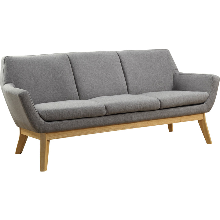 Image of Lorell Sofa, Lumbar Support, 73-1/4"Wx19-3/4"Lx32-3/4"H, GY/NL