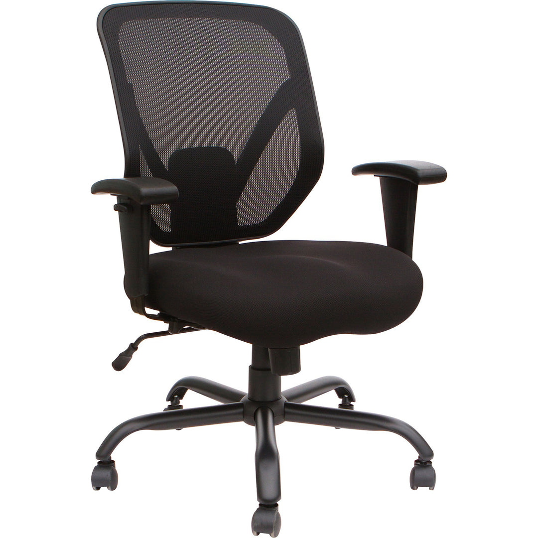 Image of Lorell Chair, Mesh Back, 29-1/2"Wx29-1/2"Lx42-1/8"H, Black