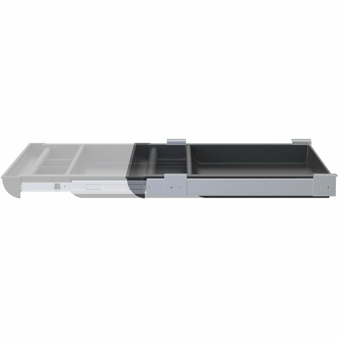 Image of Lorell Drawer, 4-Compartment, 21"x16"x2", Black
