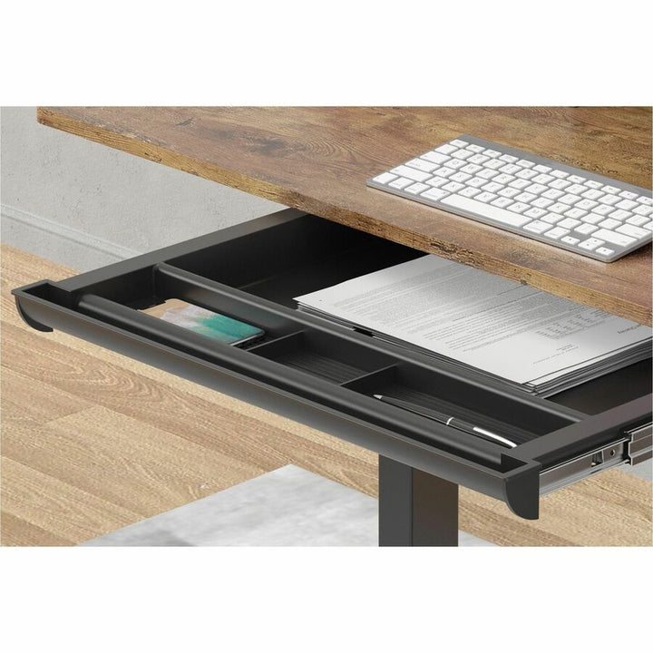 Image of Lorell Drawer, 4-Compartment, 21"x16"x2", Black
