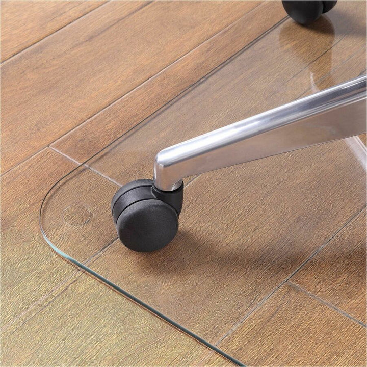 Image of Lorell Chairmat, Tempered Glass, 46"Wx36"Lx1/4"H, Clear