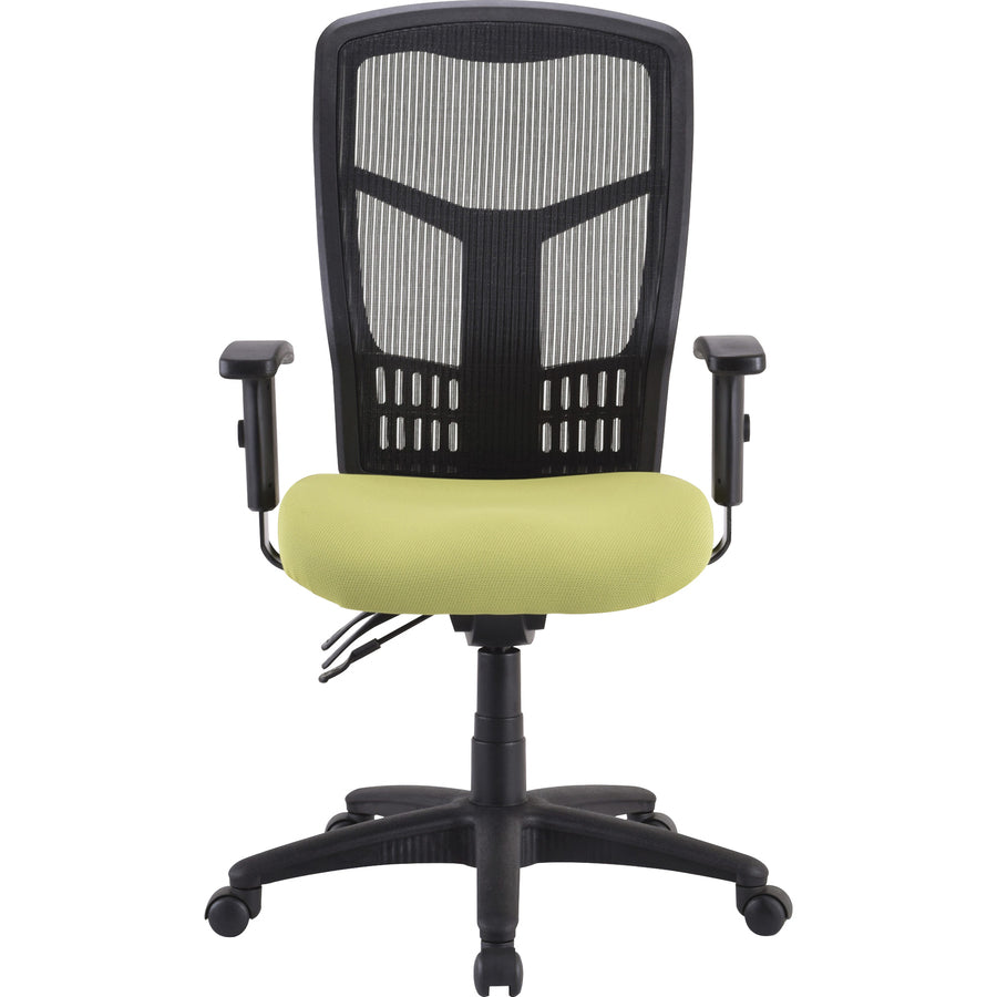 Image of Lorell 86215 Premium Molded Tractor Seat For Ergomesh Frame, Green, Fabric, 1 Each