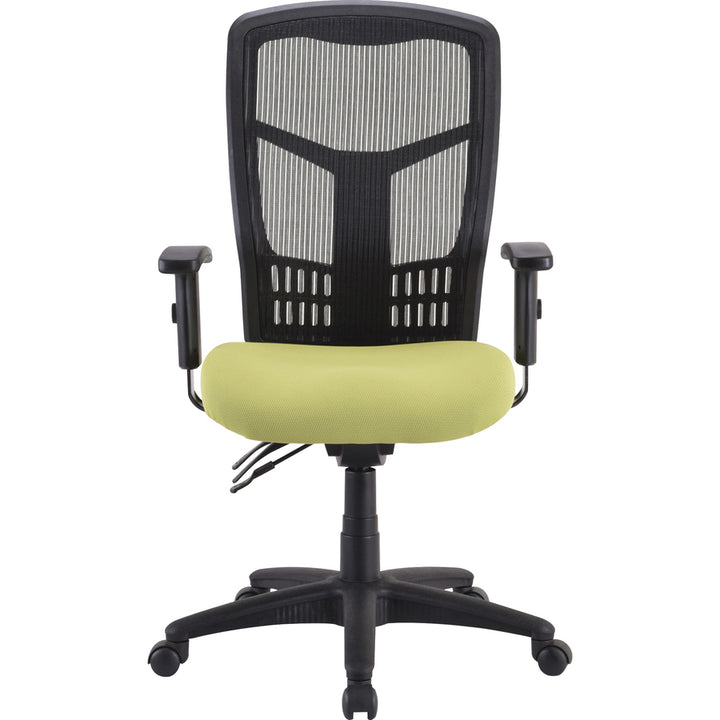 Image of Lorell 86215 Premium Molded Tractor Seat For Ergomesh Frame, Green, Fabric, 1 Each