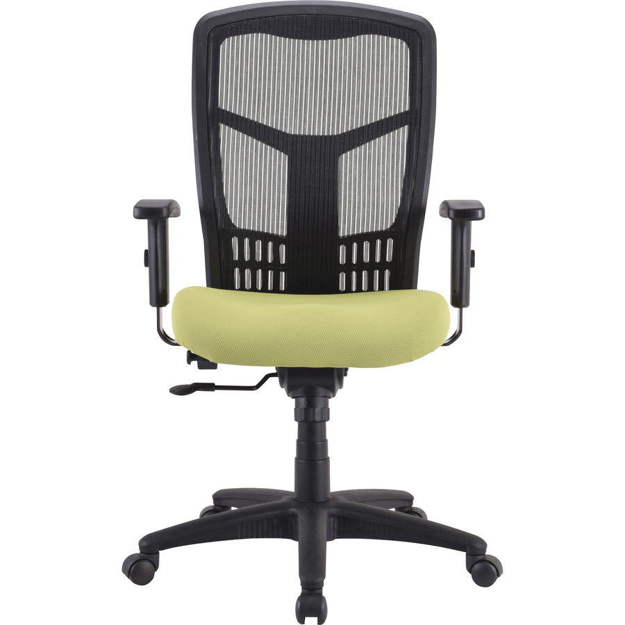 Image of Lorell 86215 Premium Molded Tractor Seat For Ergomesh Frame, Green, Fabric, 1 Each