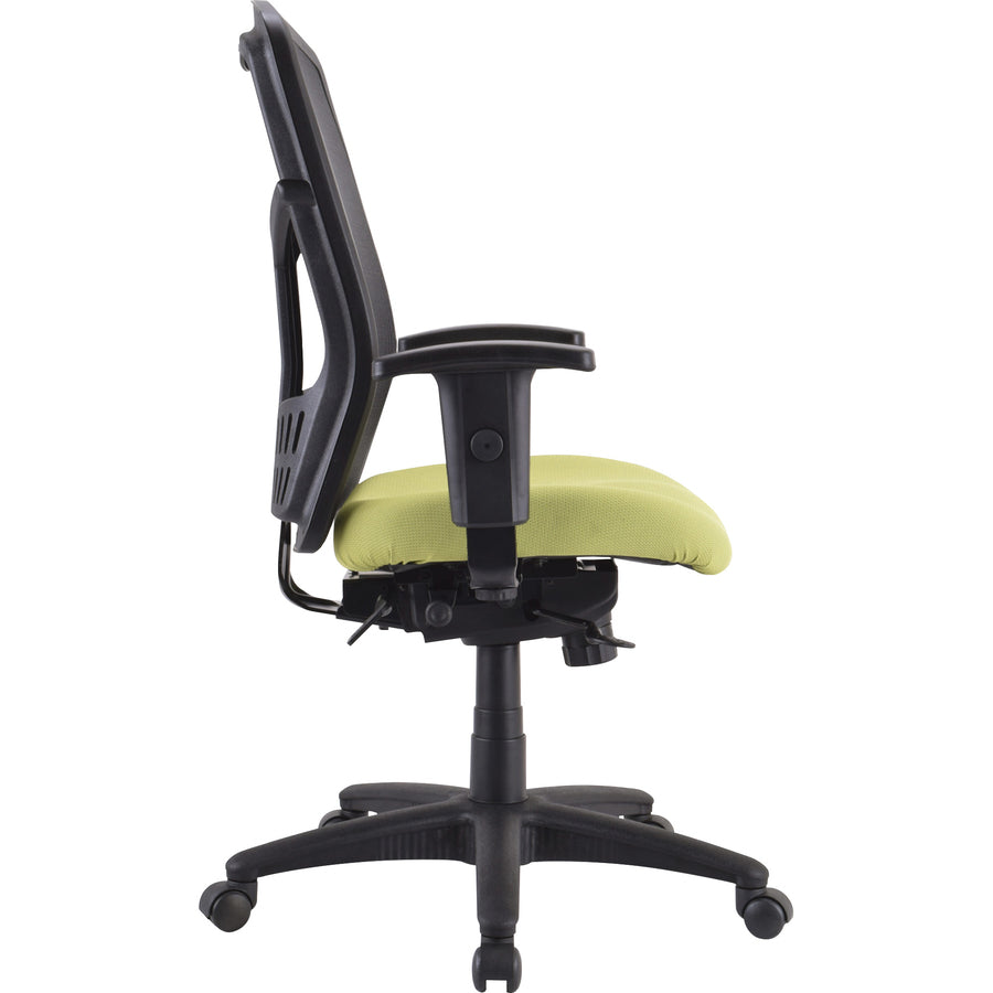 Image of Lorell 86215 Premium Molded Tractor Seat For Ergomesh Frame, Green, Fabric, 1 Each