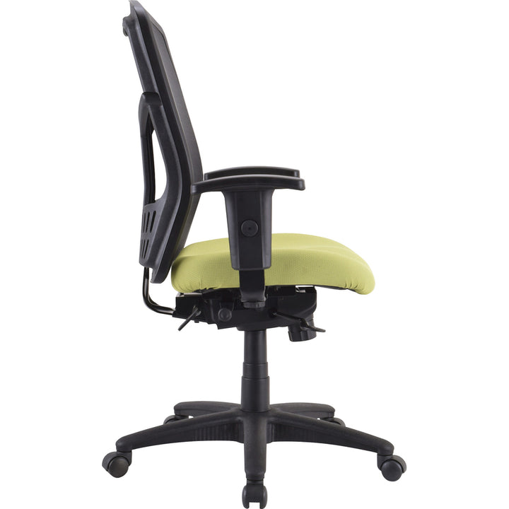 Image of Lorell 86215 Premium Molded Tractor Seat For Ergomesh Frame, Green, Fabric, 1 Each