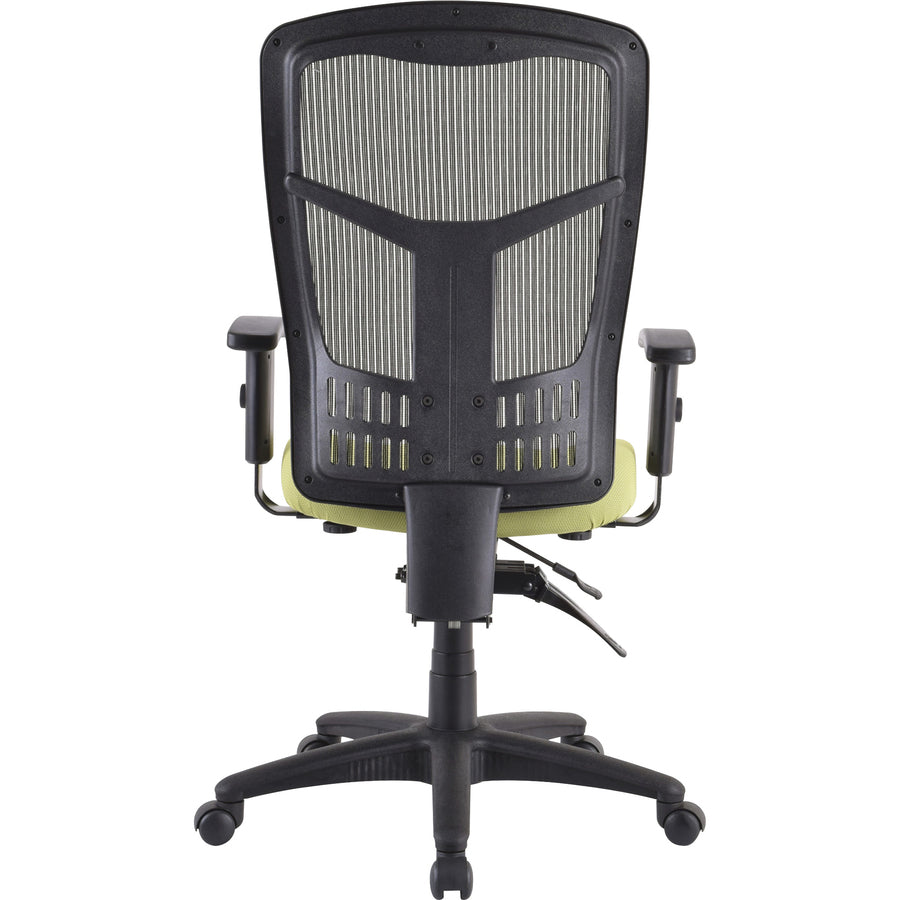Image of Lorell 86215 Premium Molded Tractor Seat For Ergomesh Frame, Green, Fabric, 1 Each