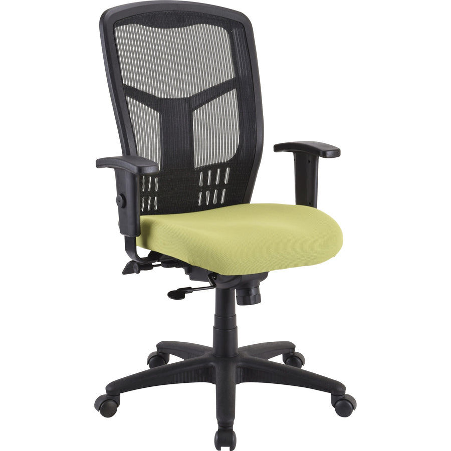 Image of Lorell 86215 Premium Molded Tractor Seat For Ergomesh Frame, Green, Fabric, 1 Each